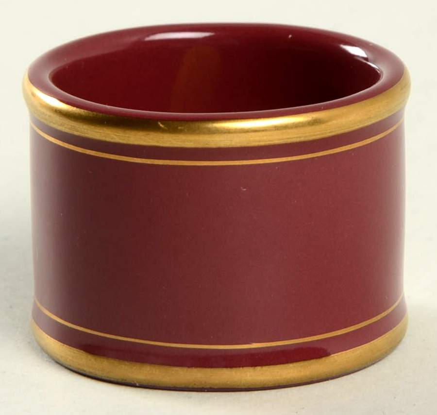 Renaissance Aubergine Napkin Ring by Fitz & Floyd-1
