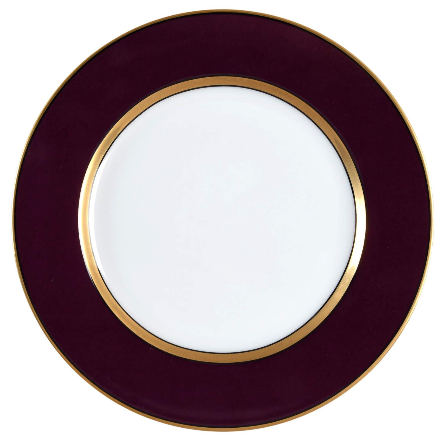 Renaissance Aubergine Salad Plate by Fitz & Floyd-1