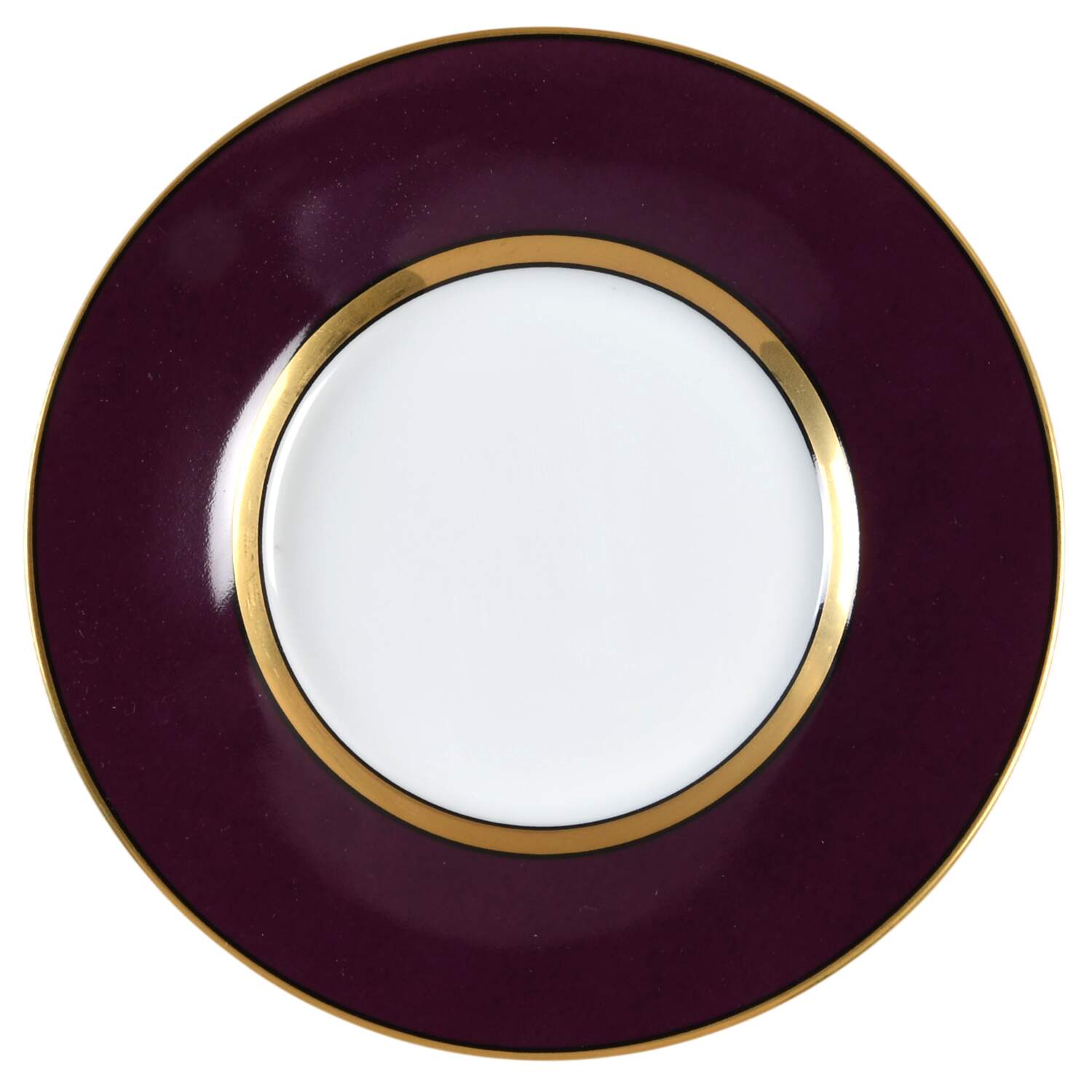 Renaissance Aubergine Saucer by Fitz & Floyd-1
