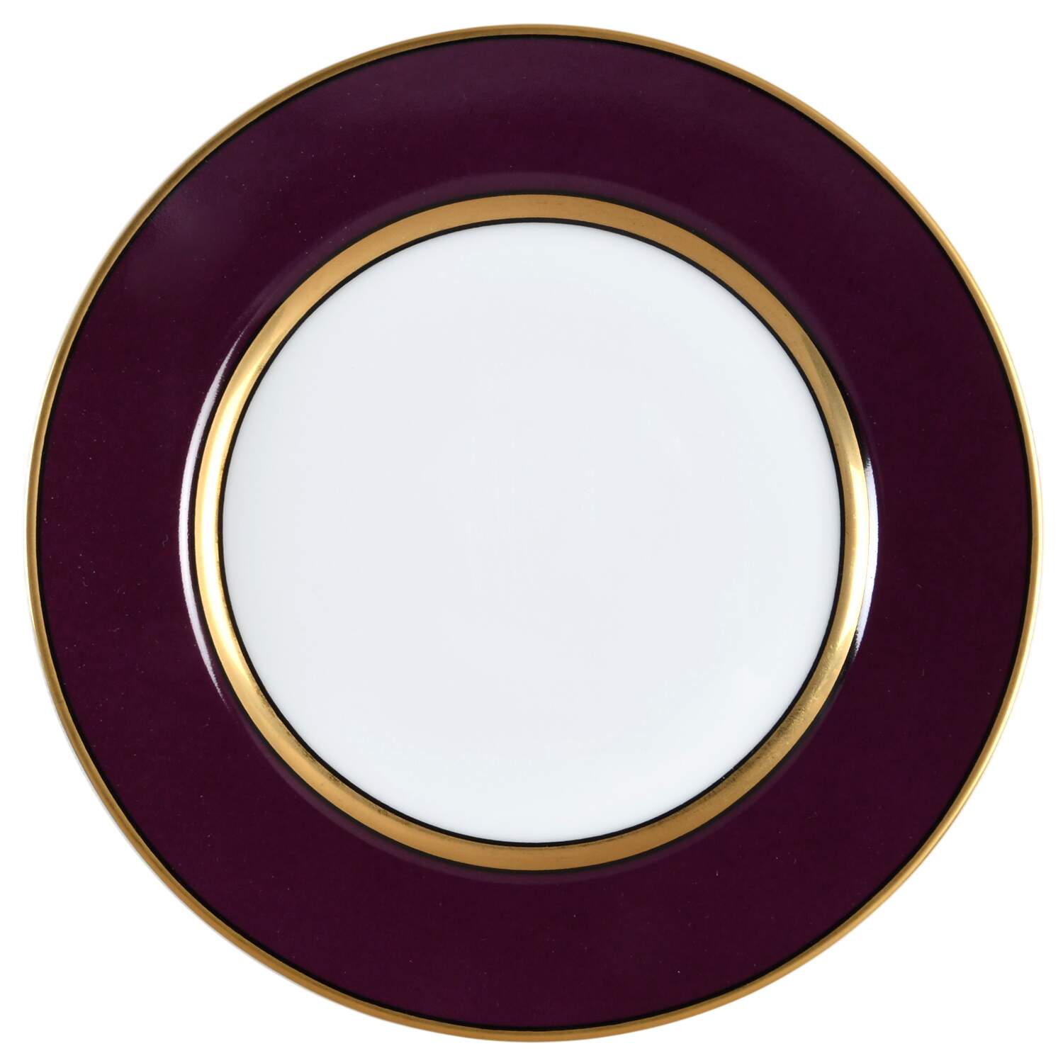 Renaissance Aubergine Bread & Butter Plate by Fitz & Floyd-1