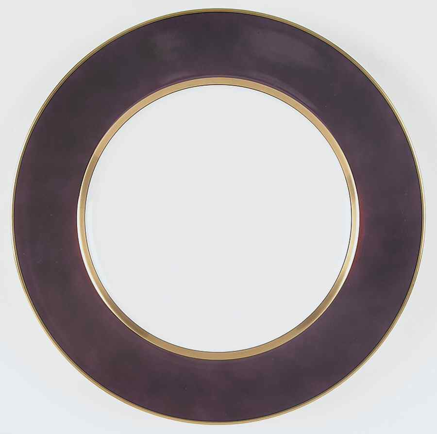 Renaissance Aubergine Service Plate (Charger) by Fitz & Floyd-1