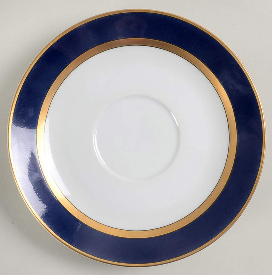 Renaissance Cobalt Blue (Japan) Saucer for Cream Soup Bowl by Fitz & Floyd-1
