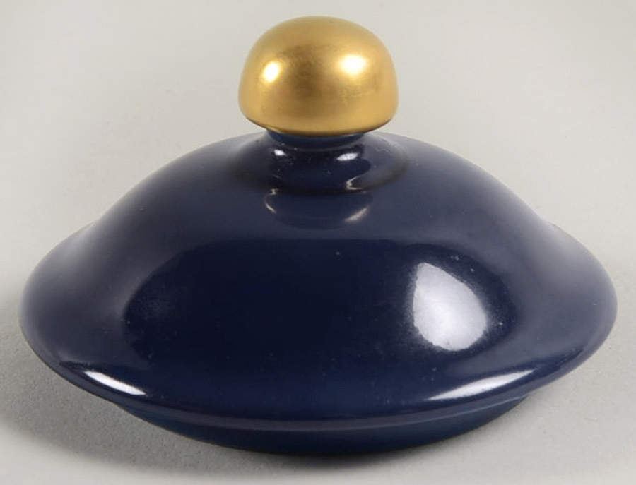 Renaissance Cobalt Blue (Japan) Lid for Sugar Bowl by Fitz & Floyd-1