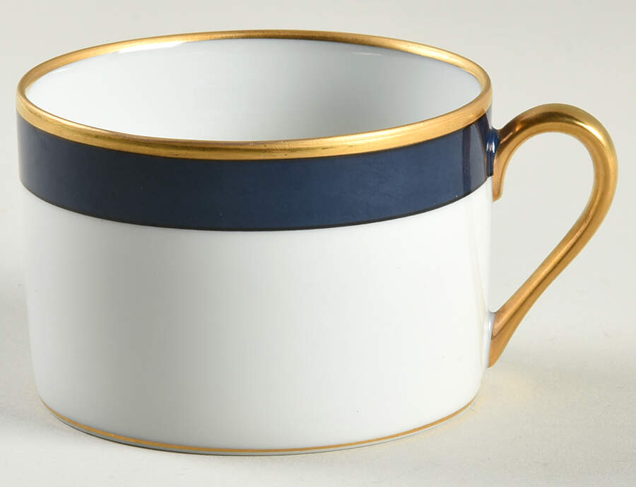 Renaissance Cobalt Blue (Japan) Flat Cup by Fitz & Floyd-1