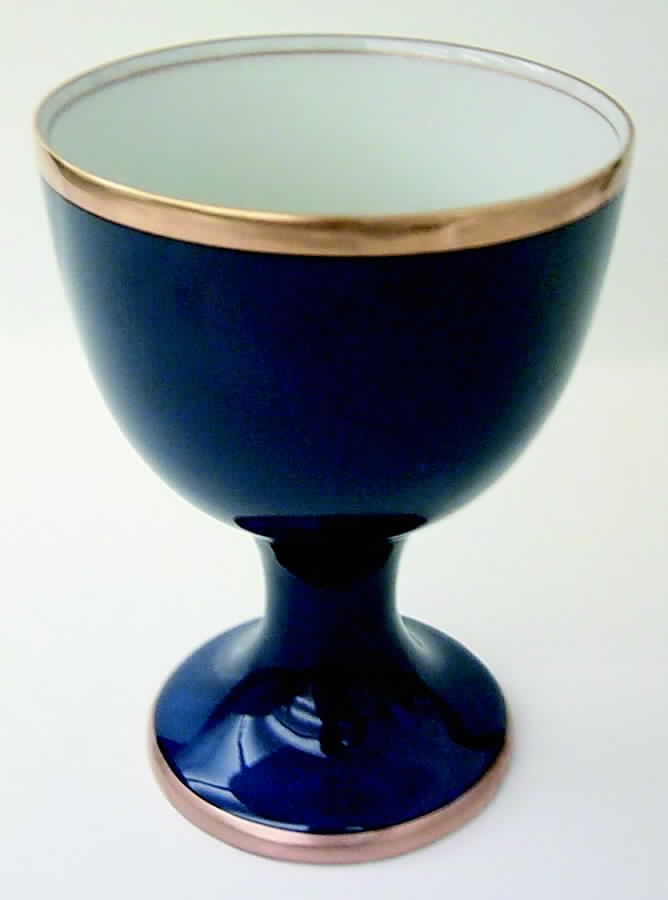 Renaissance Cobalt Blue (Japan) China Goblet by Fitz & Floyd-1