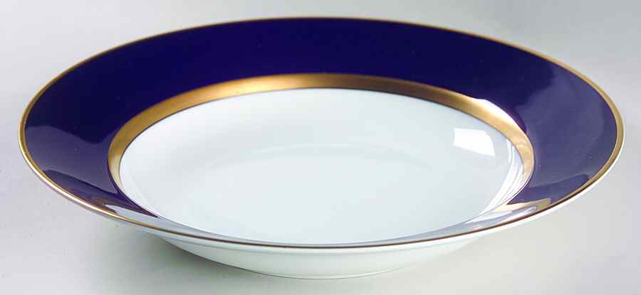 Renaissance Cobalt Blue (Japan) Large Rim Soup Bowl by Fitz & Floyd-1