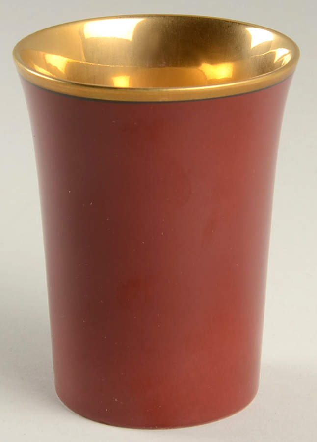 Renaissance Cinnabar China Bathroom Tumbler by Fitz & Floyd-1