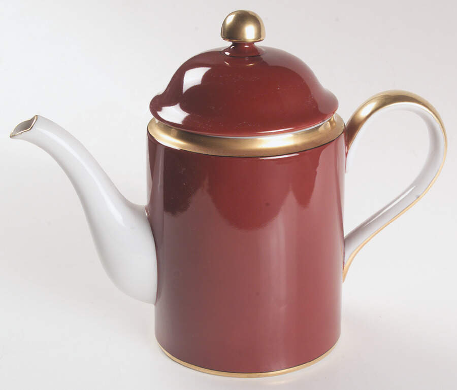 Renaissance Cinnabar Coffee Pot & Lid by Fitz & Floyd-1