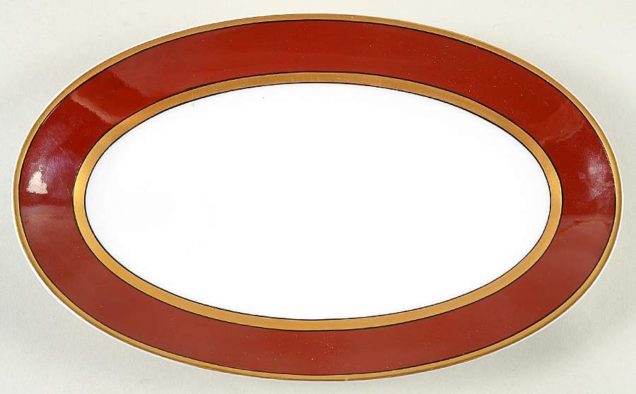Renaissance Cinnabar Relish/Gravy Underplate by Fitz & Floyd-1