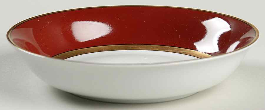 Renaissance Cinnabar Fruit/Dessert (Sauce) Bowl by Fitz & Floyd-1