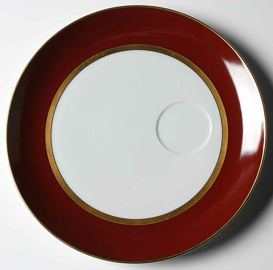 Renaissance Cinnabar Snack Plate by Fitz & Floyd-1