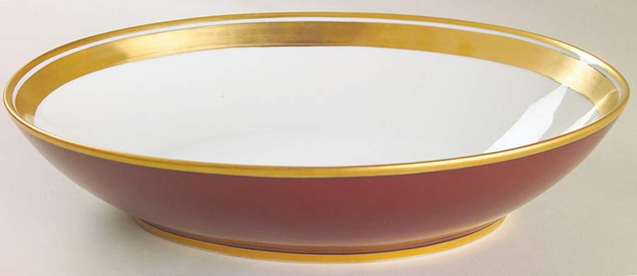 Renaissance Cinnabar 10" Oval Vegetable Bowl by Fitz & Floyd-1
