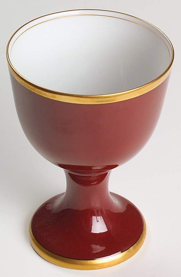 Renaissance Cinnabar 8 Oz China Goblet by Fitz & Floyd-1