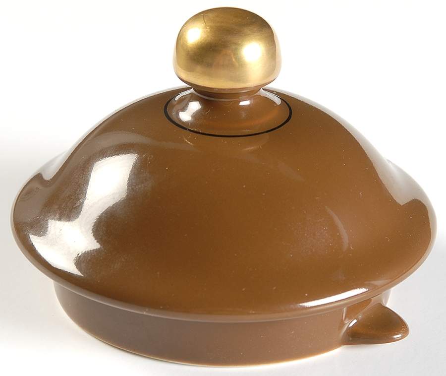 Renaissance Cognac (Medium Brown) Lid for Mini Coffee Pot by Fitz & Floyd-1