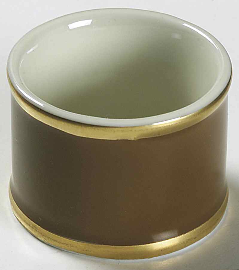 Renaissance Cognac (Medium Brown) Napkin Ring by Fitz & Floyd-1