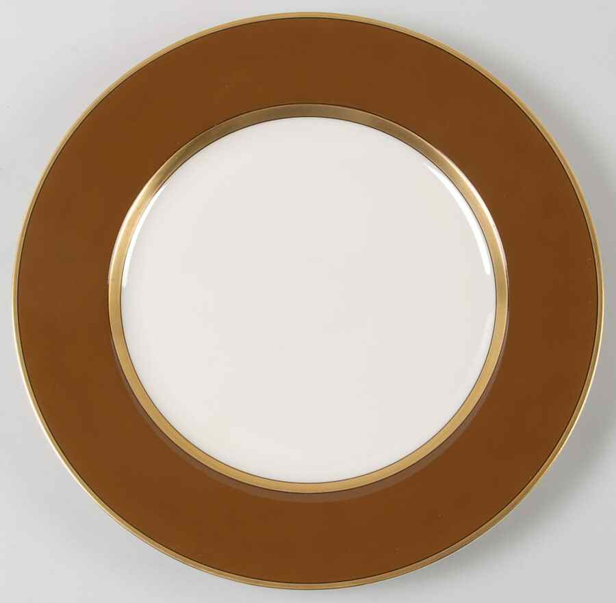 Renaissance Cognac (Medium Brown) Service Plate (Charger) by Fitz & Floyd-1