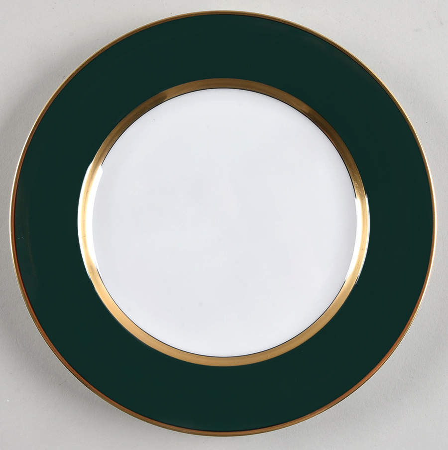 Renaissance Dark Green Salad Plate by Fitz & Floyd-1