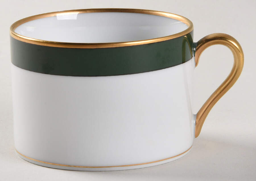 Renaissance Dark Green Flat Cup by Fitz & Floyd-1