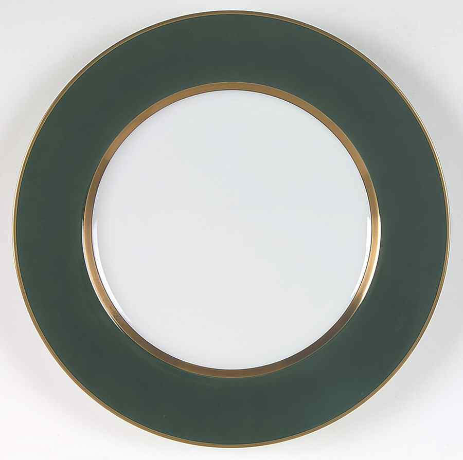 Renaissance Dark Green Service Plate (Charger) by Fitz & Floyd-1