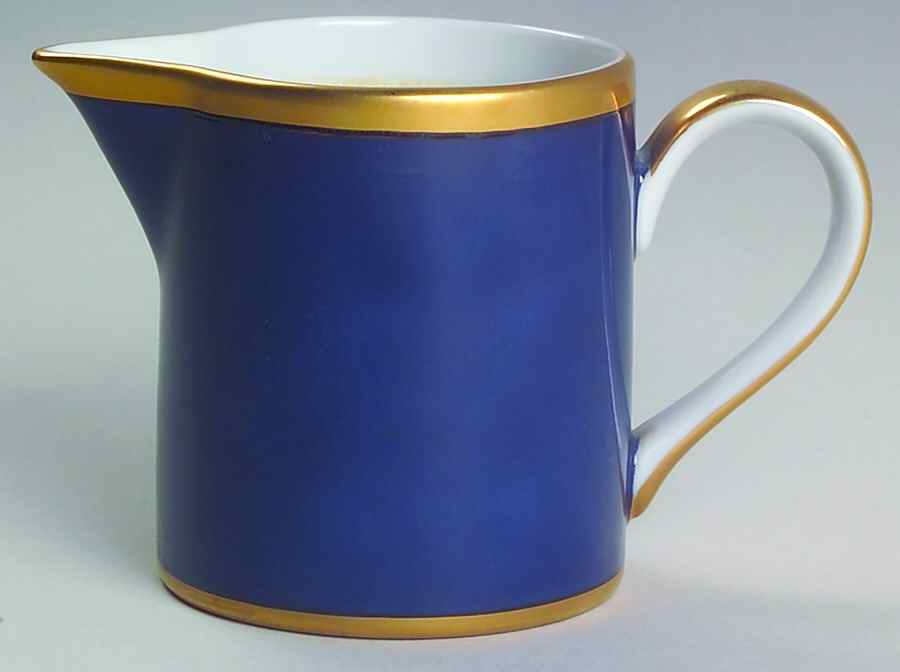 Renaissance Lapis Blue Creamer by Fitz and Floyd-1