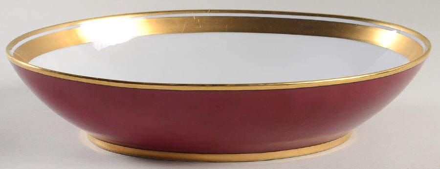 Renaissance Magenta 10" Oval Vegetable Bowl by Fitz & Floyd-1