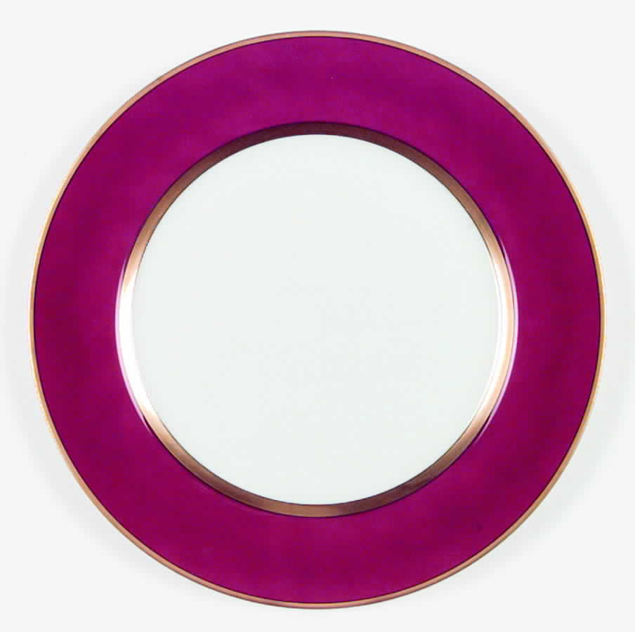 Renaissance Magenta Dinner Plate by Fitz & Floyd-1