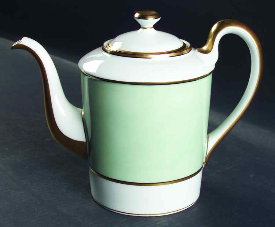 Renaissance Mint Green Coffee Pot & Lid by Fitz & Floyd-1