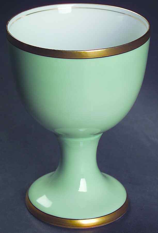 Renaissance Mint Green China Goblet by Fitz & Floyd-1