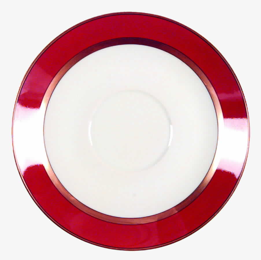 Renaissance Orange (Terra Cotta) Saucer for Cream Soup Bowl by Fitz & Floyd-1