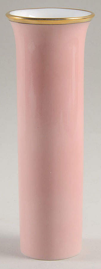 Renaissance Peach (Wide Gold Verge Line) 6" Vase by Fitz & Floyd-1