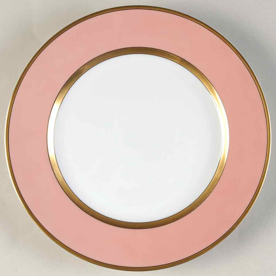 Renaissance Peach (Wide Gold Verge Line) Salad Plate by Fitz & Floyd-1