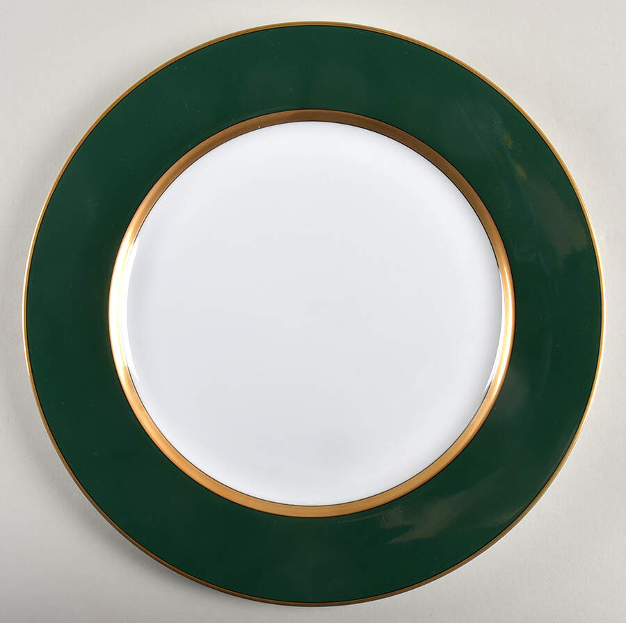 Renaissance Teal Green Dinner Plate by Fitz & Floyd-1