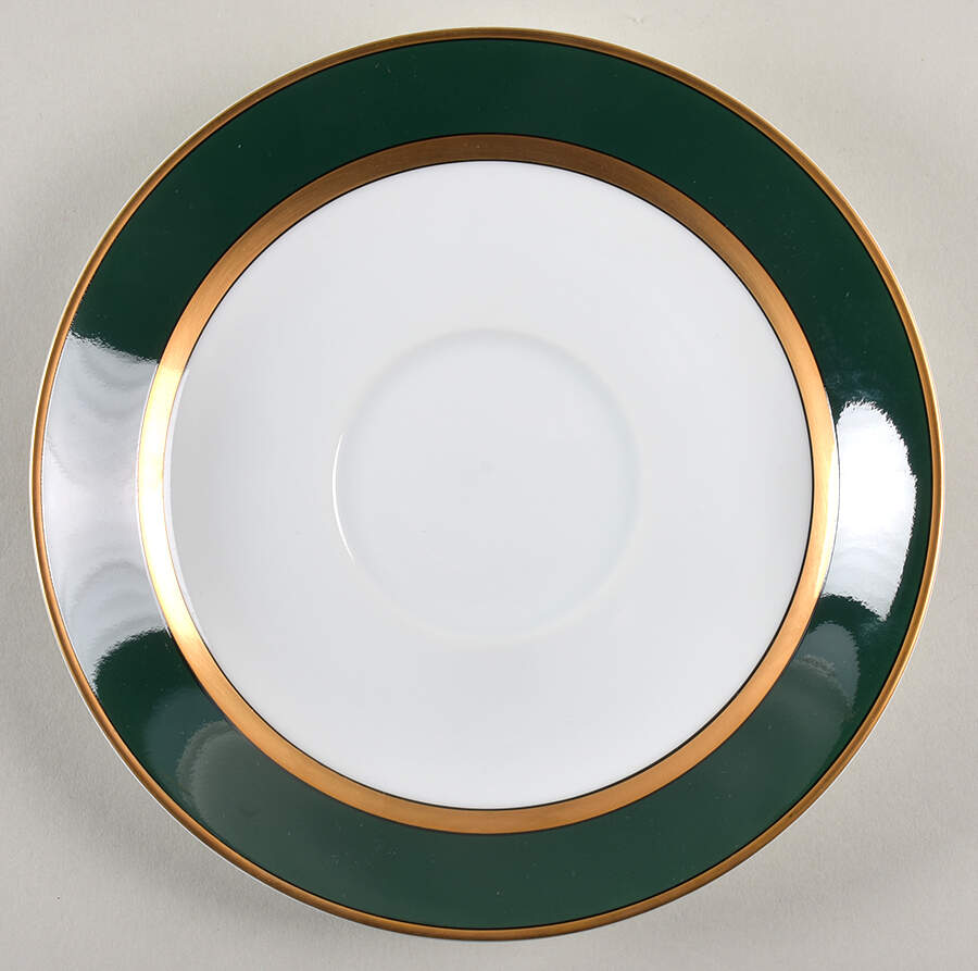 Renaissance Teal Green Saucer for Cream Soup Bowl by Fitz & Floyd-1