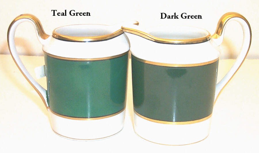 Renaissance Teal Green Creamer by Fitz & Floyd-1