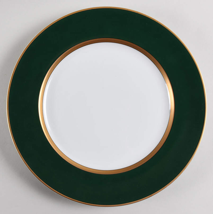 Renaissance Teal Green Service Plate (Charger) by Fitz & Floyd-1