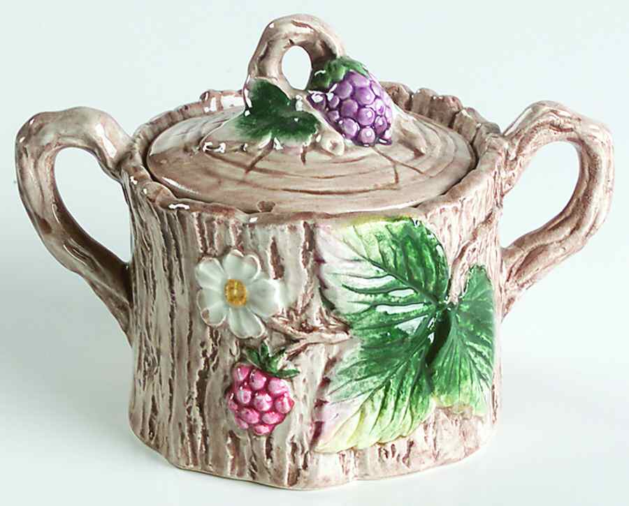 Reynard Sugar Bowl & Lid by Fitz & Floyd-1