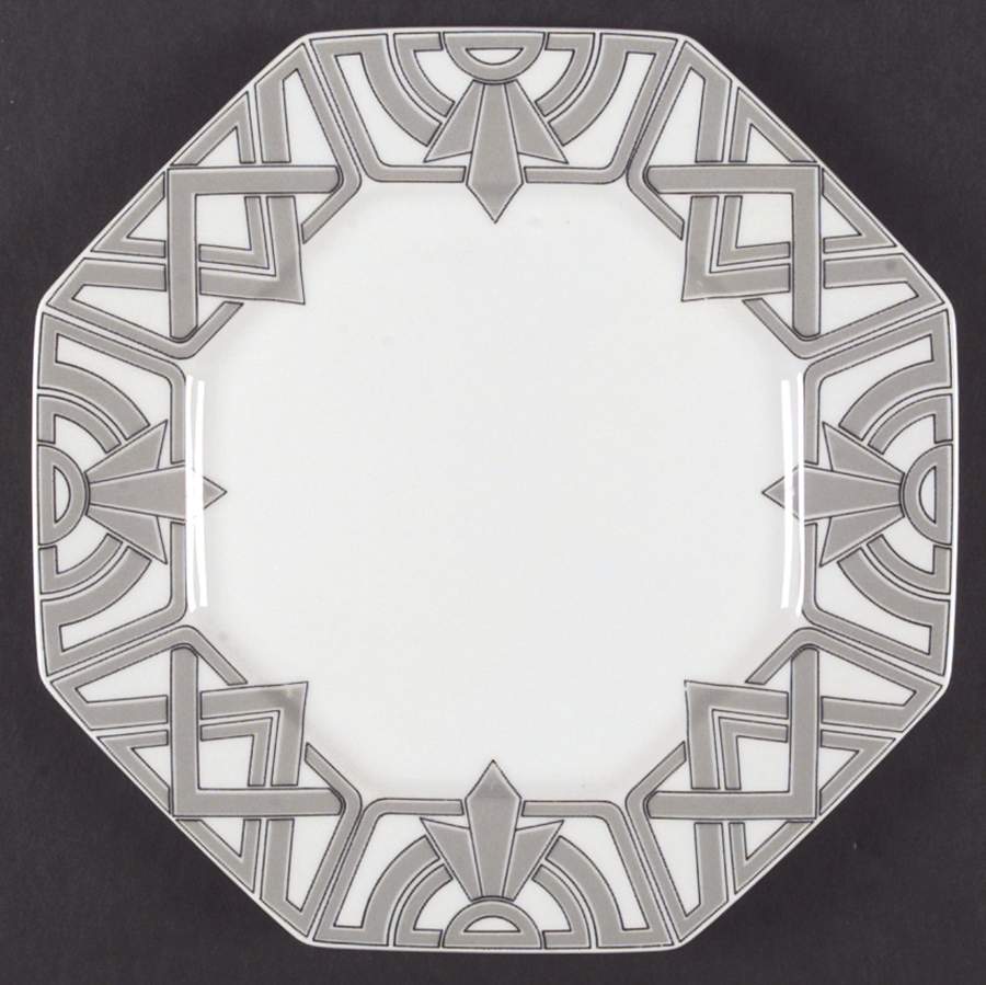 The Ritz Grey Dinner Plate by Fitz & Floyd-1
