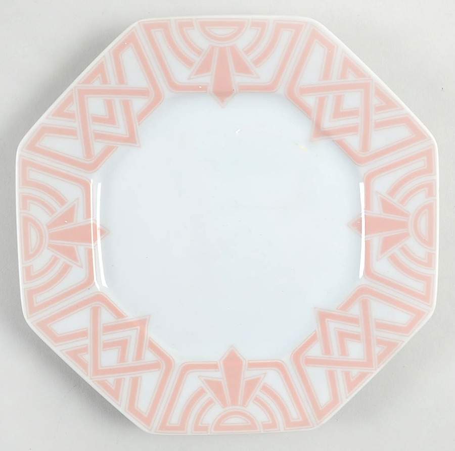 The Ritz Peach Bread & Butter Plate by Fitz & Floyd-1