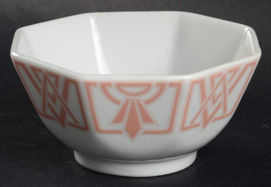 The Ritz Peach 5" Octagonal Vegetable Bowl by Fitz & Floyd-1