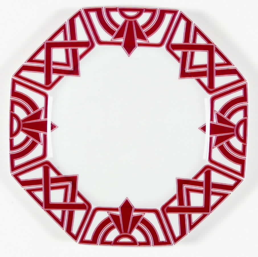 The Ritz Red Terra Cotta Dinner Plate by Fitz & Floyd-1