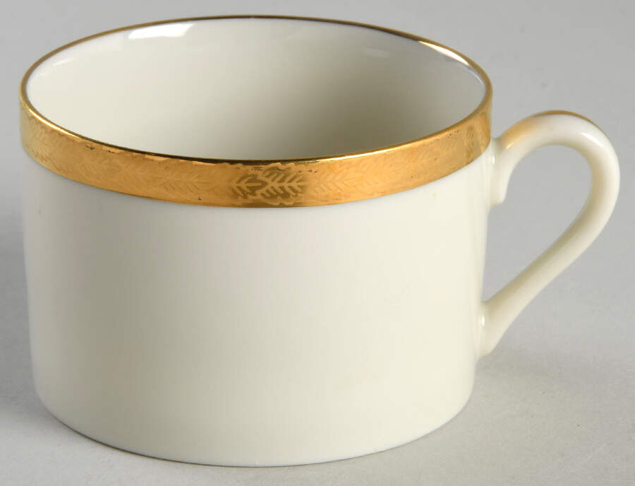 Roanoke (Gold) Flat Cup by Fitz & Floyd-1