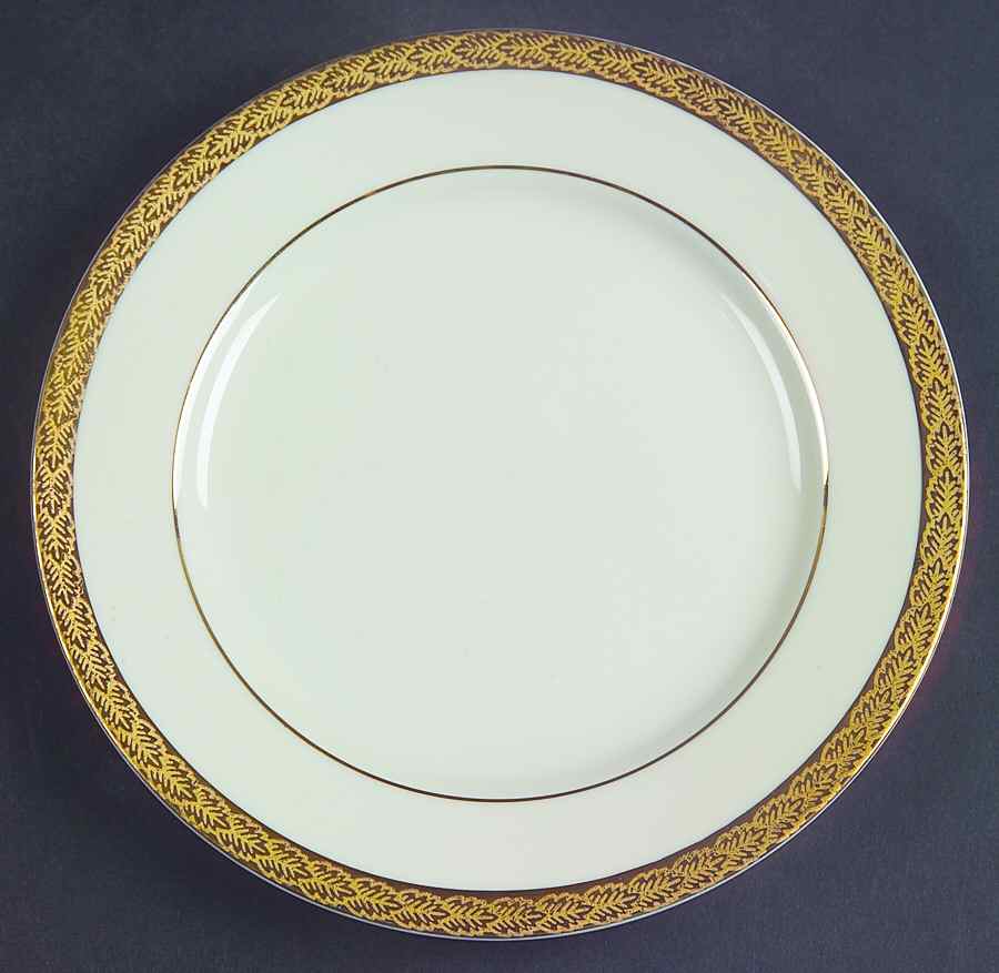 Roanoke (Gold) Bread & Butter Plate by Fitz & Floyd-1