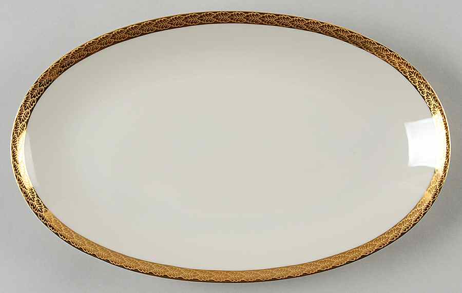 Roanoke (Gold) Relish/Gravy Underplate by Fitz & Floyd-1