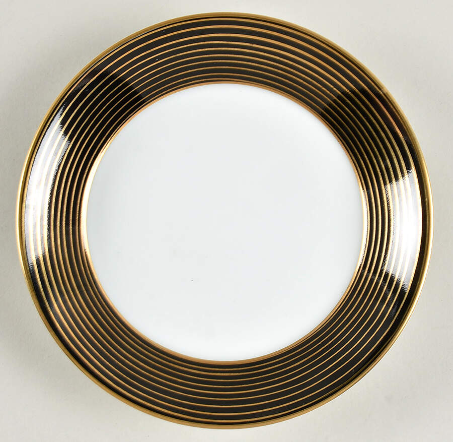 Rondelle Black Saucer by Fitz & Floyd-1