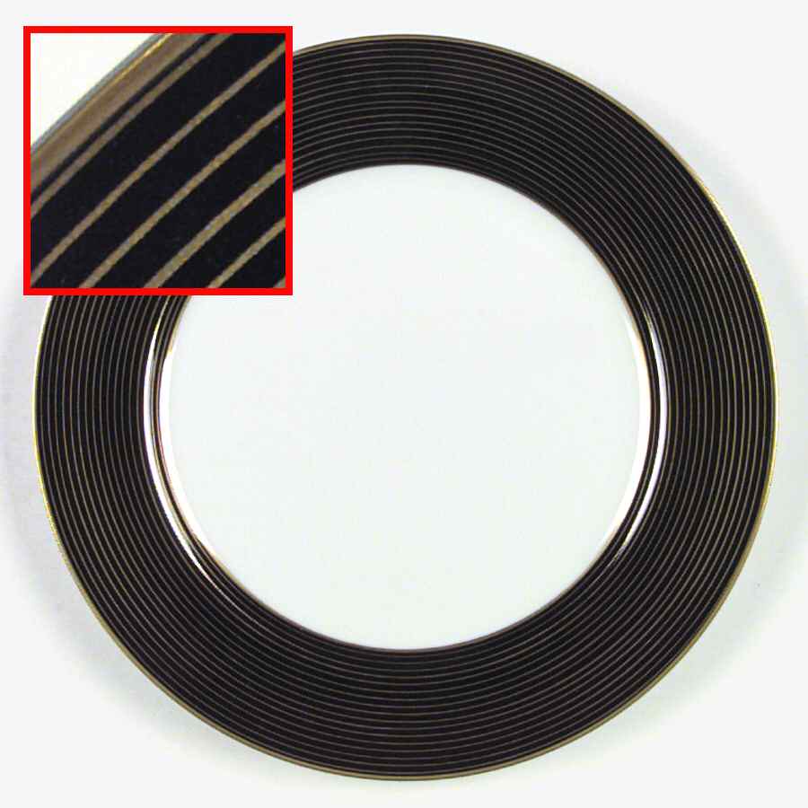 Rondelle Black Service Plate (Charger) by Fitz & Floyd-1