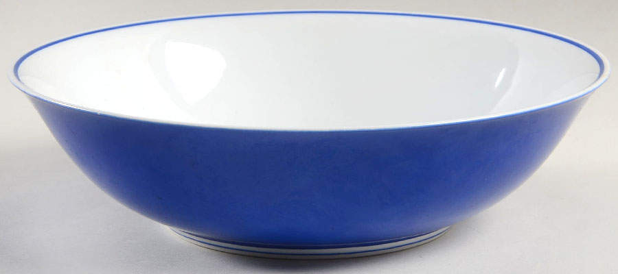 Rondelet Blue 9" Round Vegetable Bowl by Fitz & Floyd-1