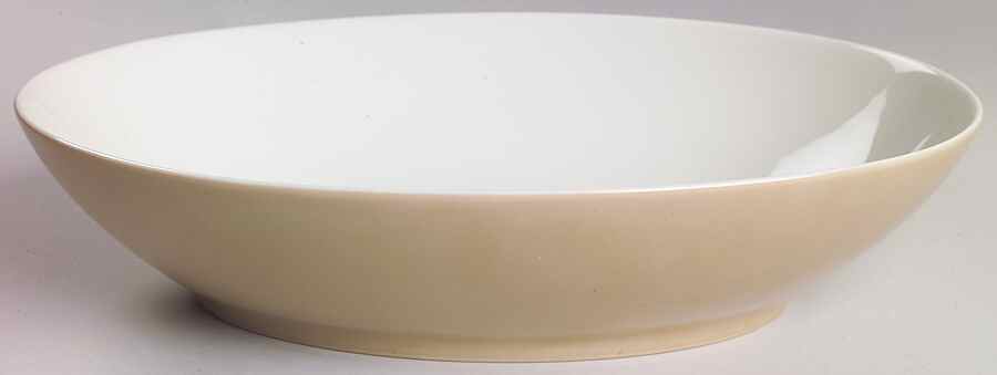 Rondelet Fawn Brown 10" Oval Vegetable Bowl by Fitz & Floyd-1