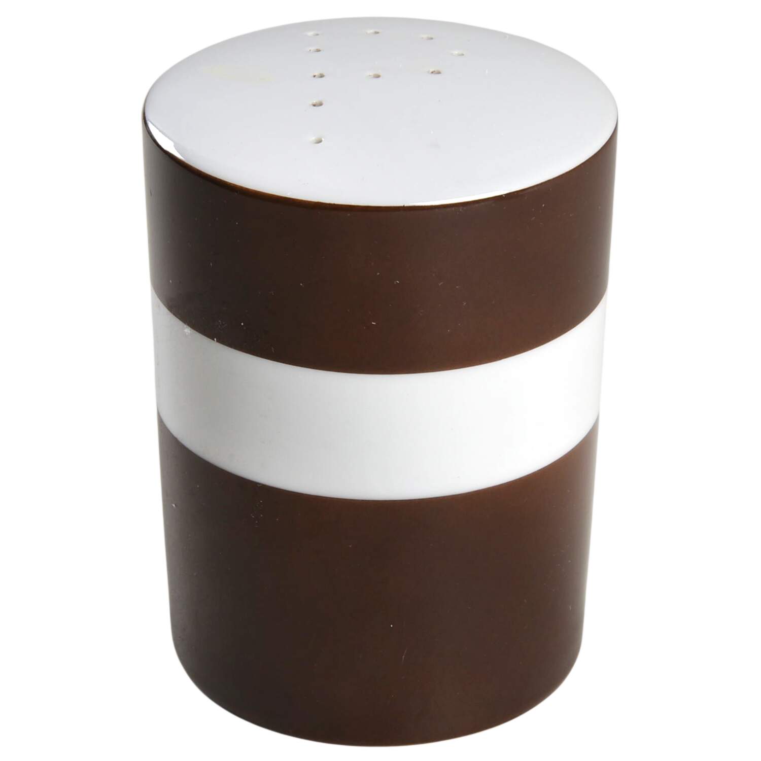 Rondelet Dark Brown (White Background) Pepper Shaker by Fitz & Floyd-1