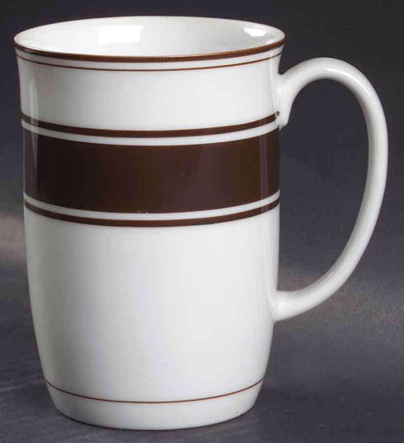 Rondelet Dark Brown (White Background) Mug by Fitz & Floyd-1