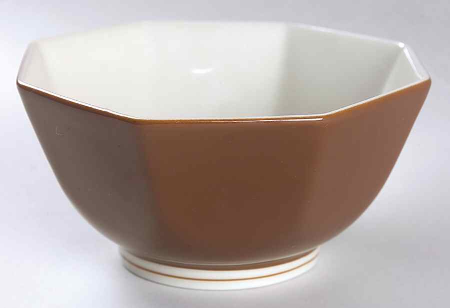 Rondelet Cognac 5" Octagonal Vegetable Bowl by Fitz & Floyd-1